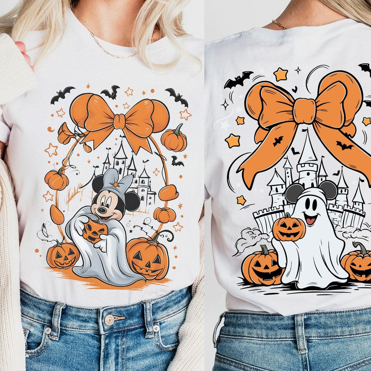 Minnie Head Halloween Ghost Minnie Shirt 4