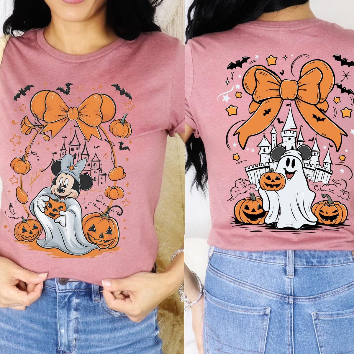 Minnie Head Halloween Ghost Minnie Shirt 5