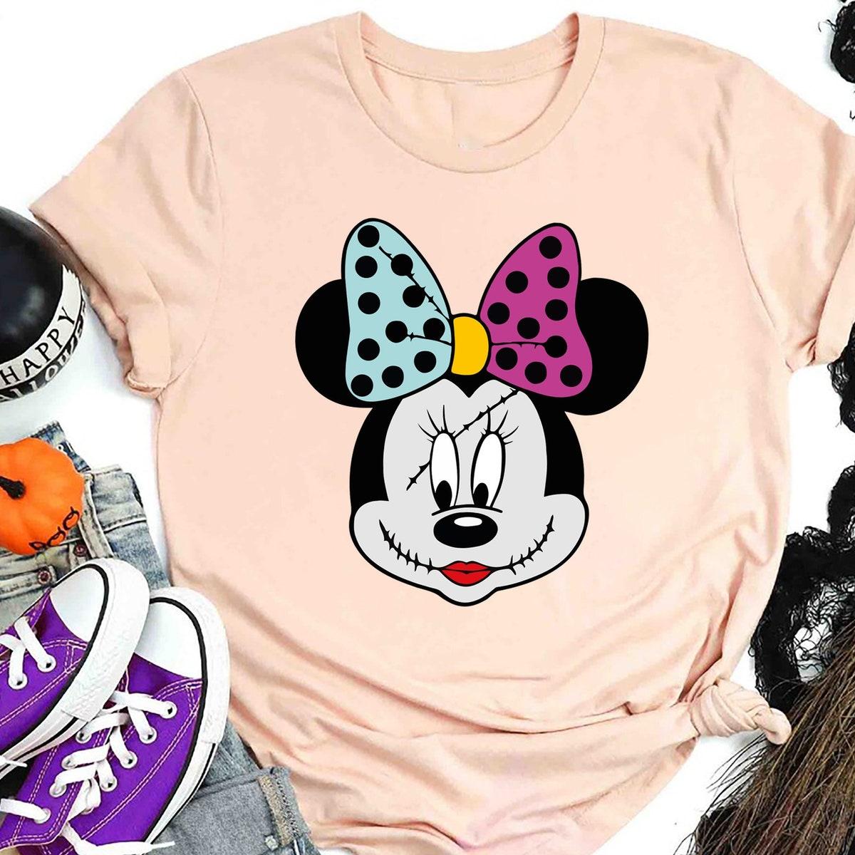 Minnie Head Minnie With Scar Halloween Shirt 1