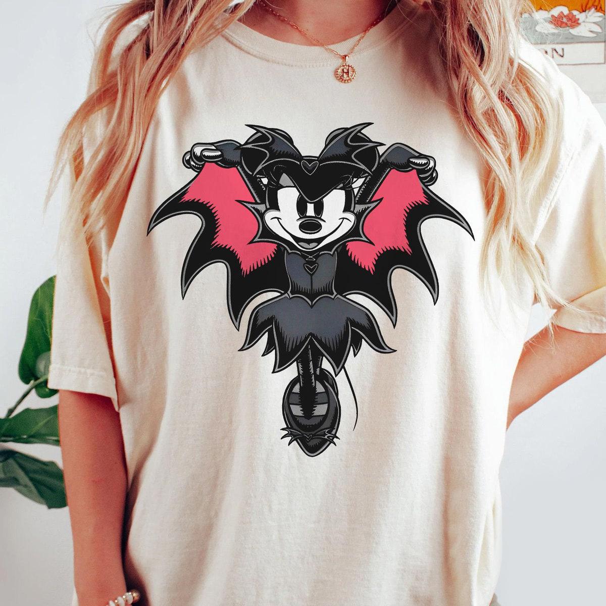 Minnie Mouse Dracula Gothic Witch Fall Season Halloween Costume Shirt 6