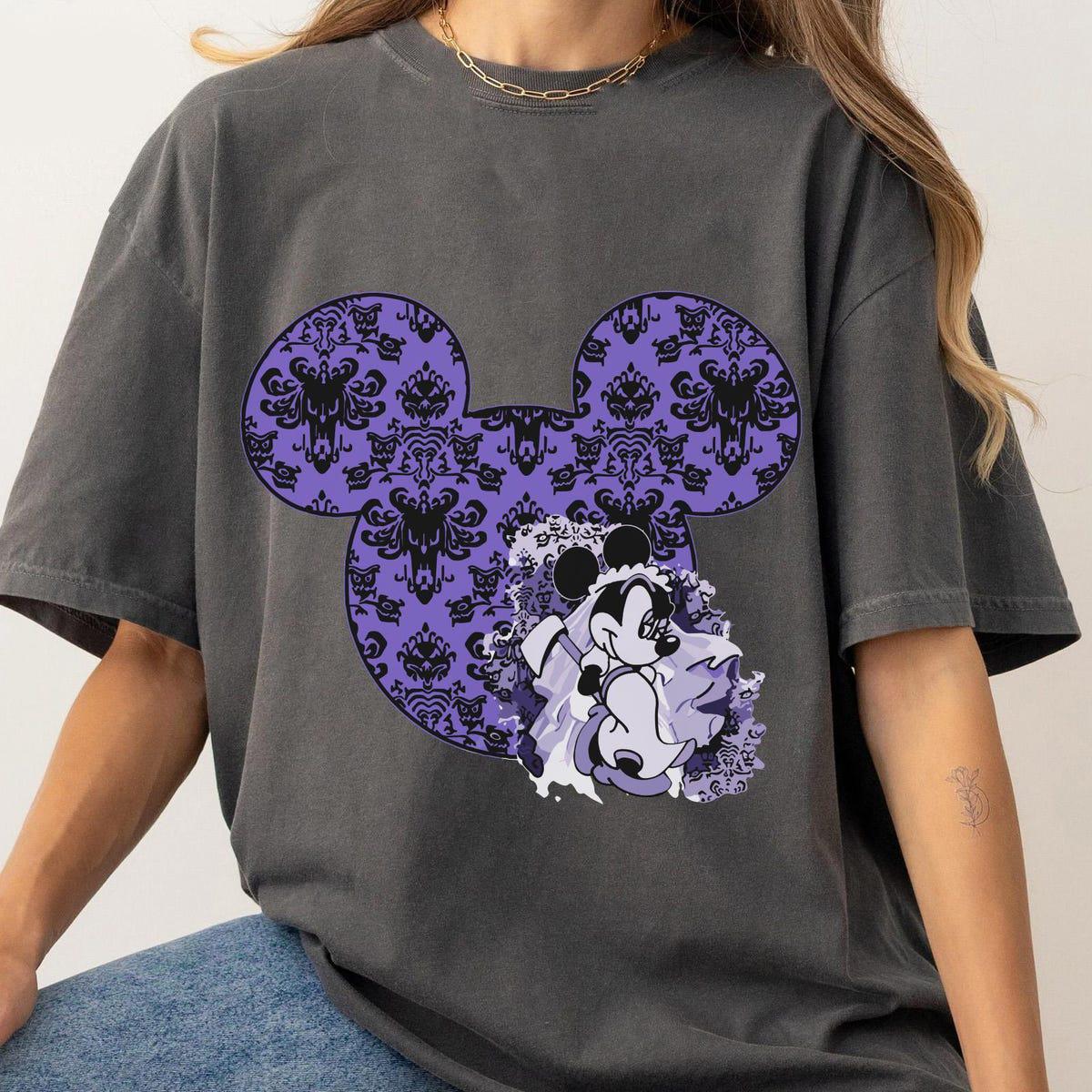 Minnie Mouse Ghostly Bride Haunted Mansion Shirt 1