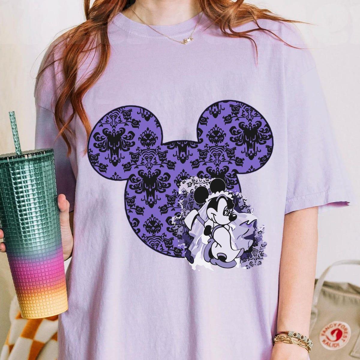 Minnie Mouse Ghostly Bride Haunted Mansion Shirt 2