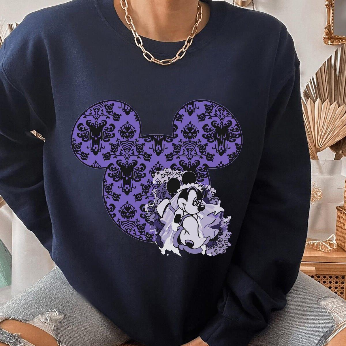 Minnie Mouse Ghostly Bride Haunted Mansion Shirt 5