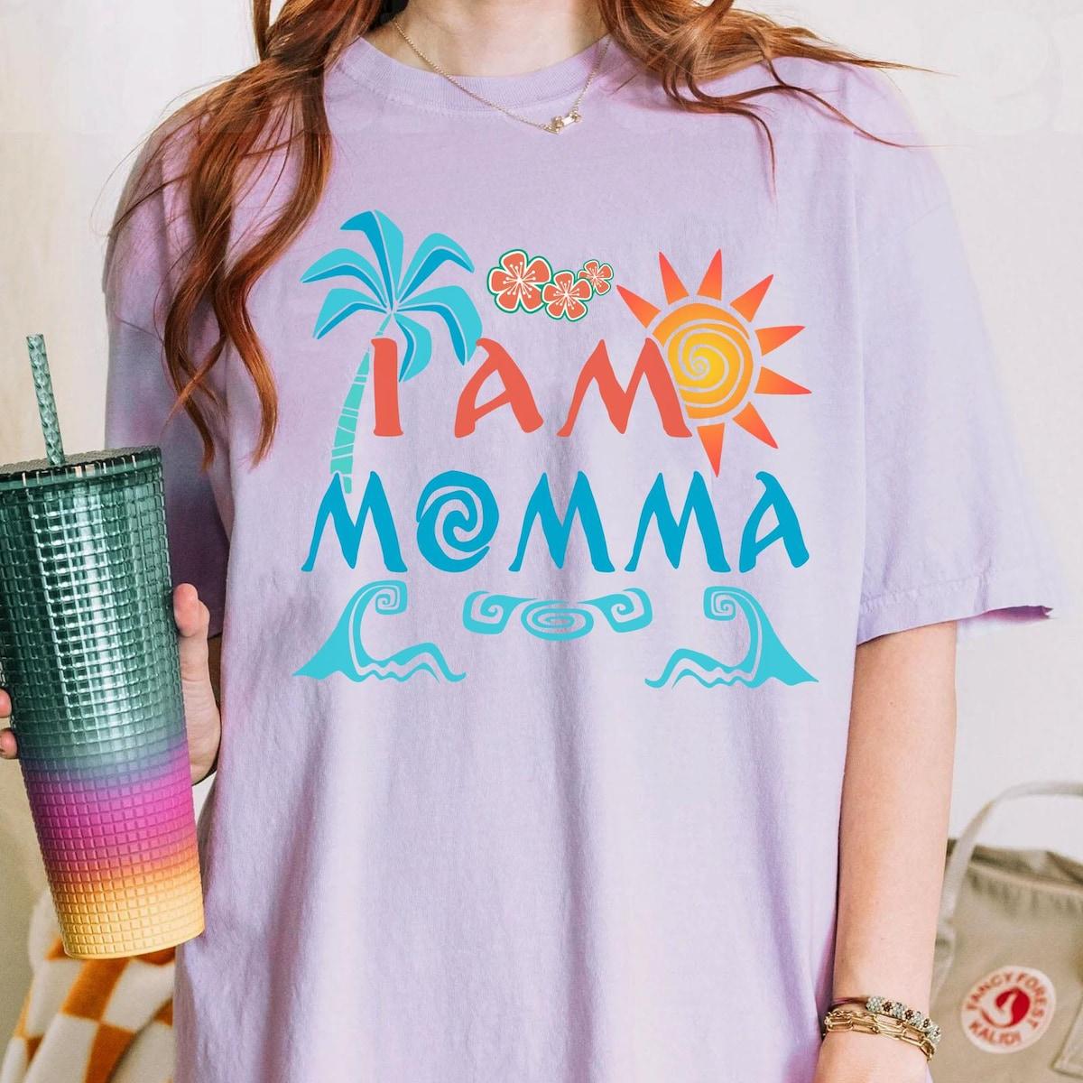 Moana Mom I Am Momma Disney Mother Shirt 3