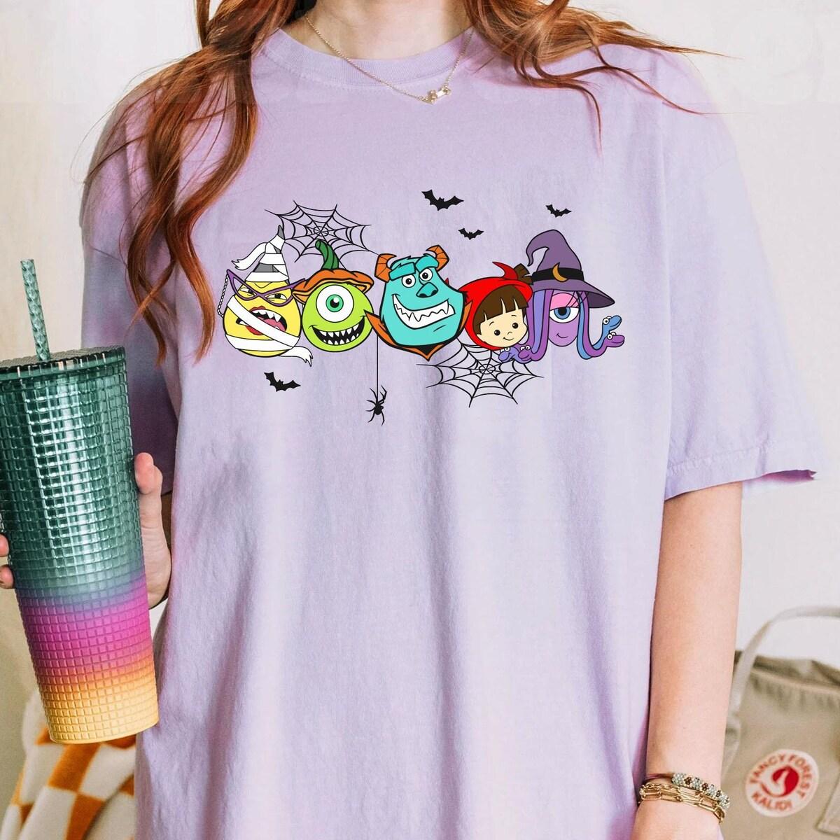 Monster Inc Halloween Face Halloween Shirt 1