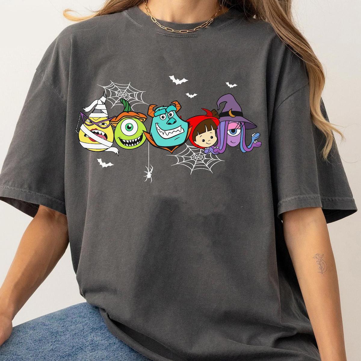 Monster Inc Halloween Face Halloween Shirt 6