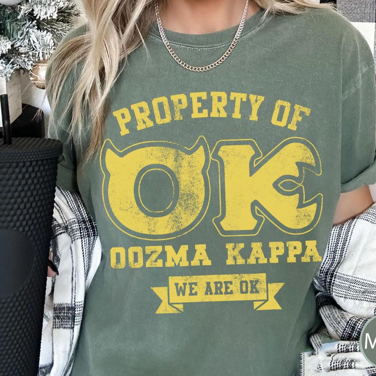 Monster Inc Ok Oozma Kappa Member Shirt 2