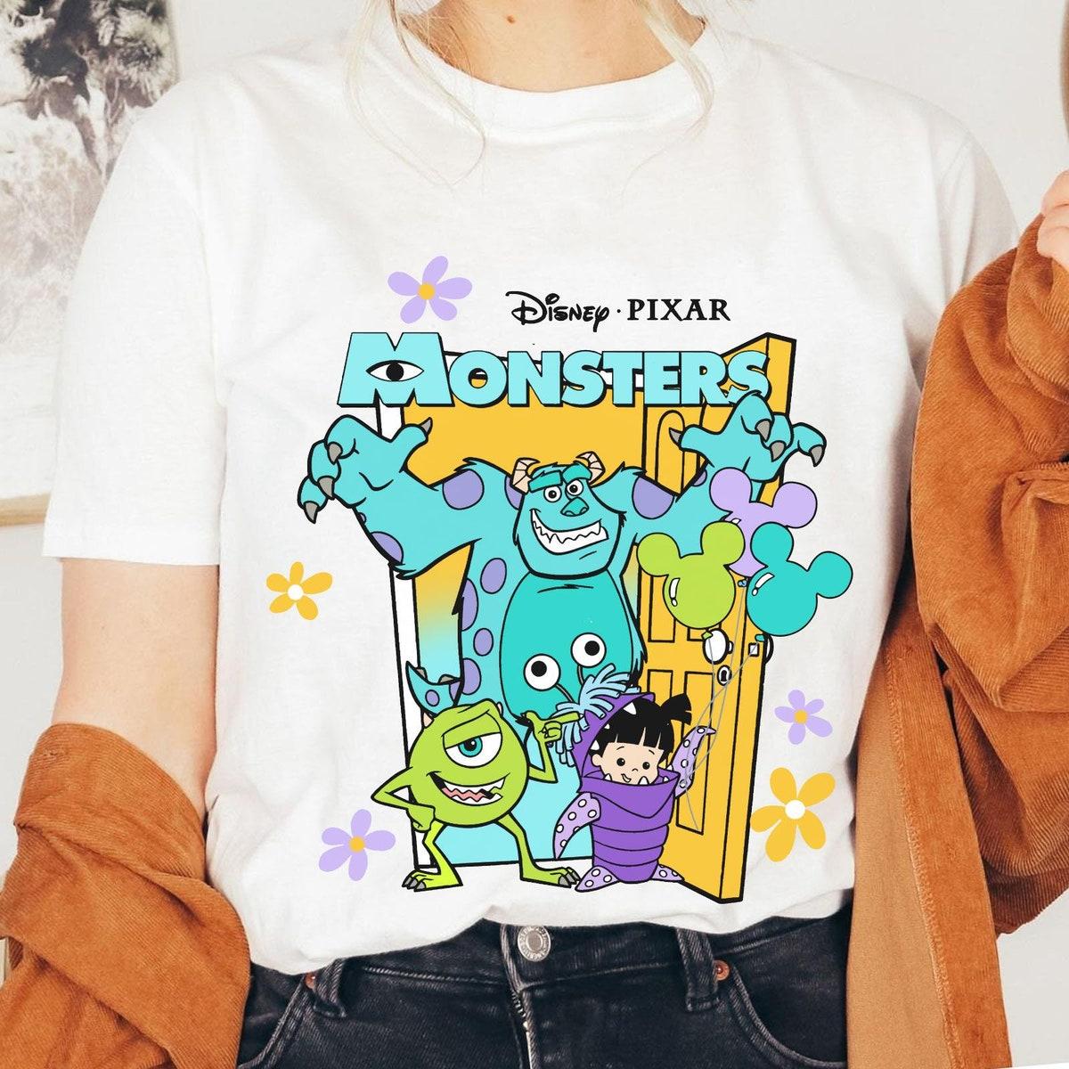 Monsters Inc Boos Door Mickey Balloon Shirt 1