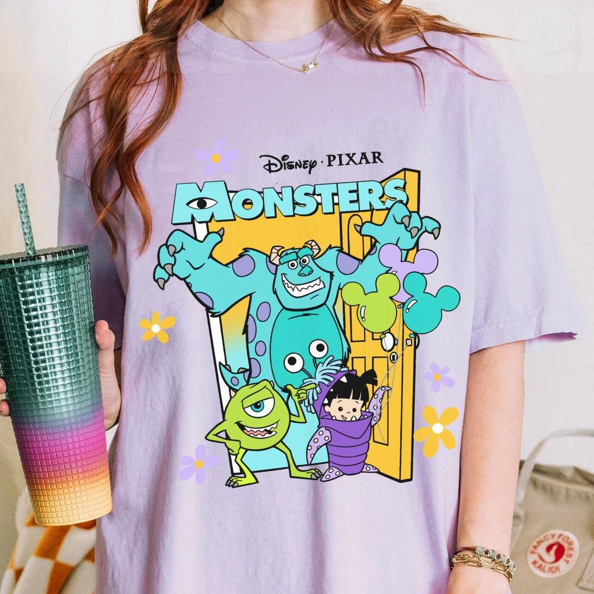 Monsters Inc Boos Door Mickey Balloon Shirt 2