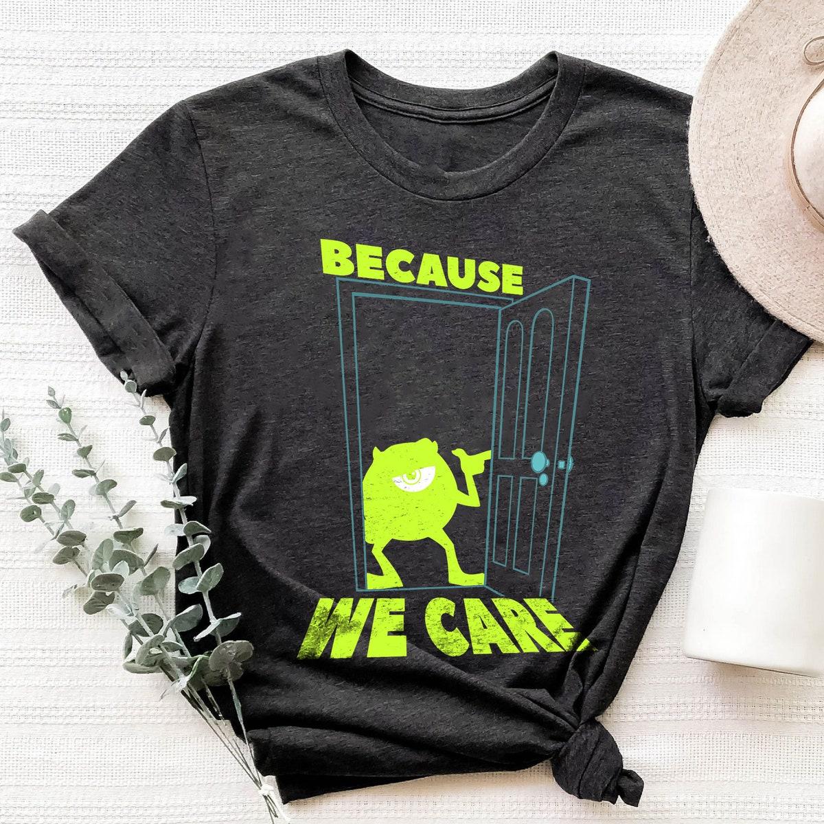 Monsters Inc Mike We Care Halloween Shirt 1