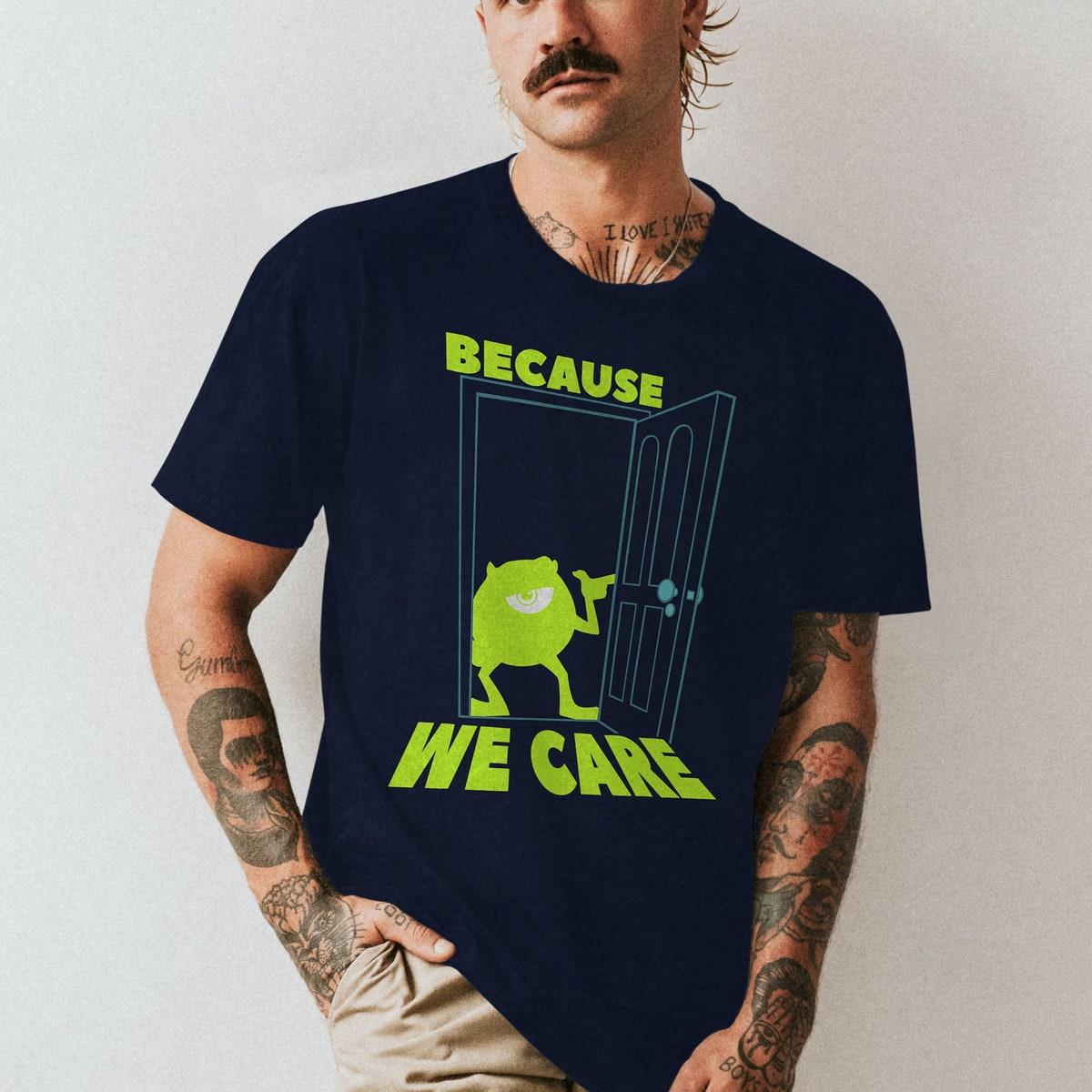 Monsters Inc Mike We Care Halloween Shirt 3