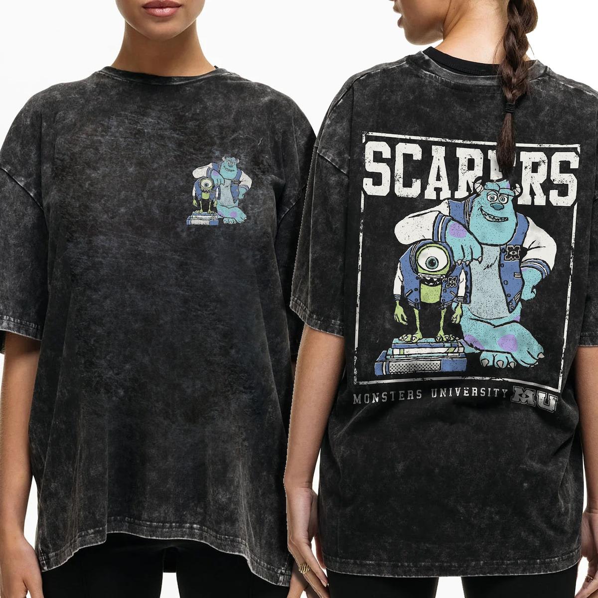 Monsters University Mike And Sully Scarers Shirt 2