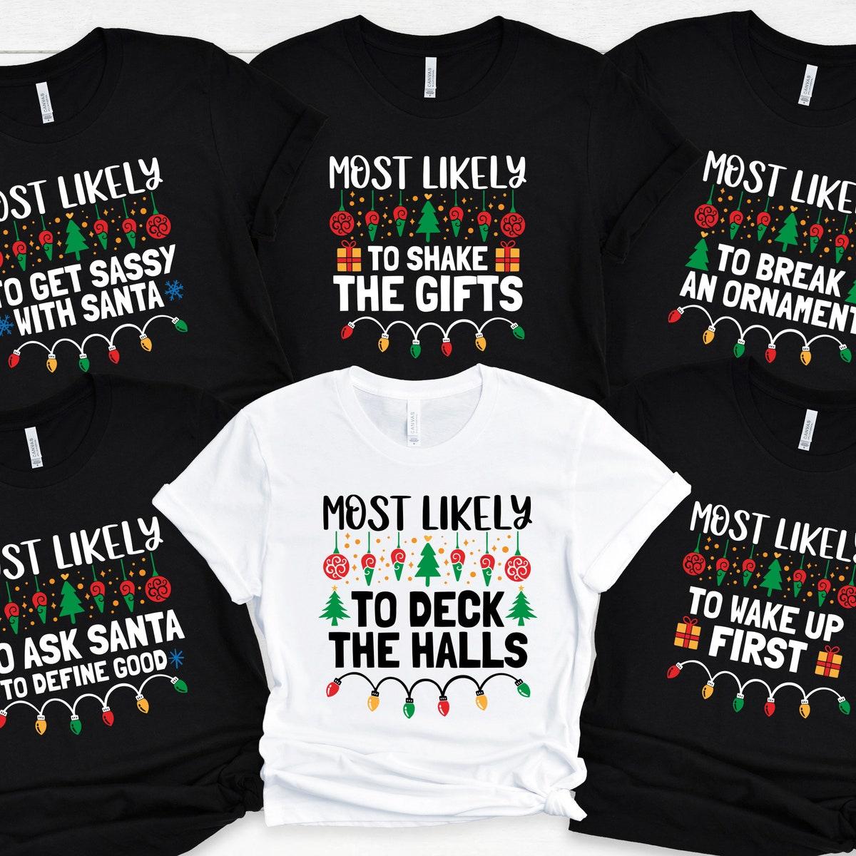 Most Likely To Christmas Party Shirt 4