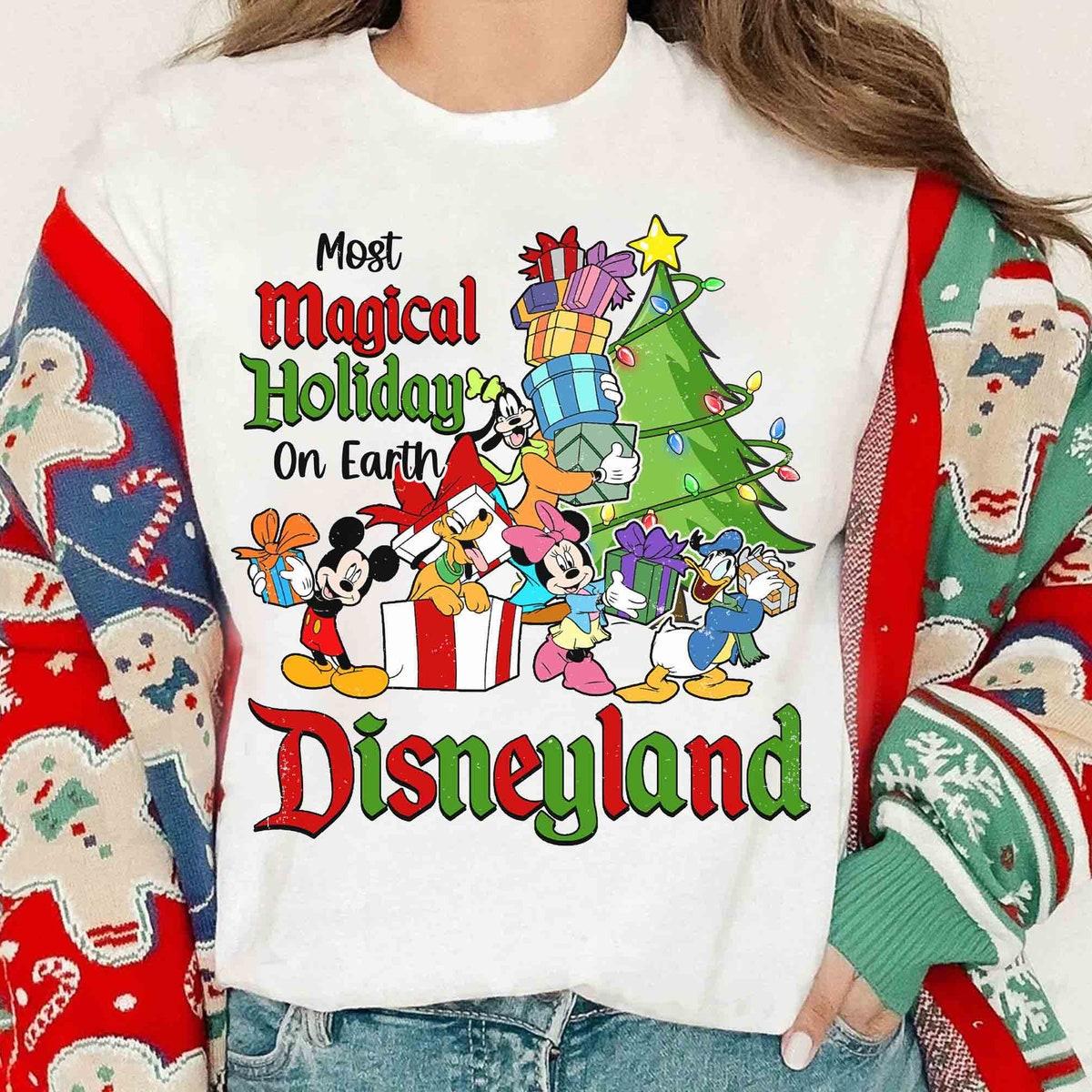 Most Magical Place On Earth Mickey And Friends Christmas Tree Shirt 1