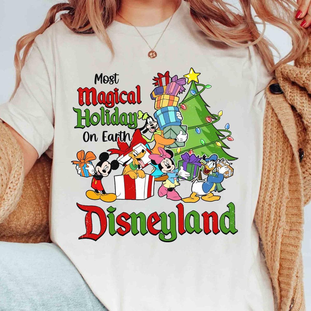 Most Magical Place On Earth Mickey And Friends Christmas Tree Shirt 2