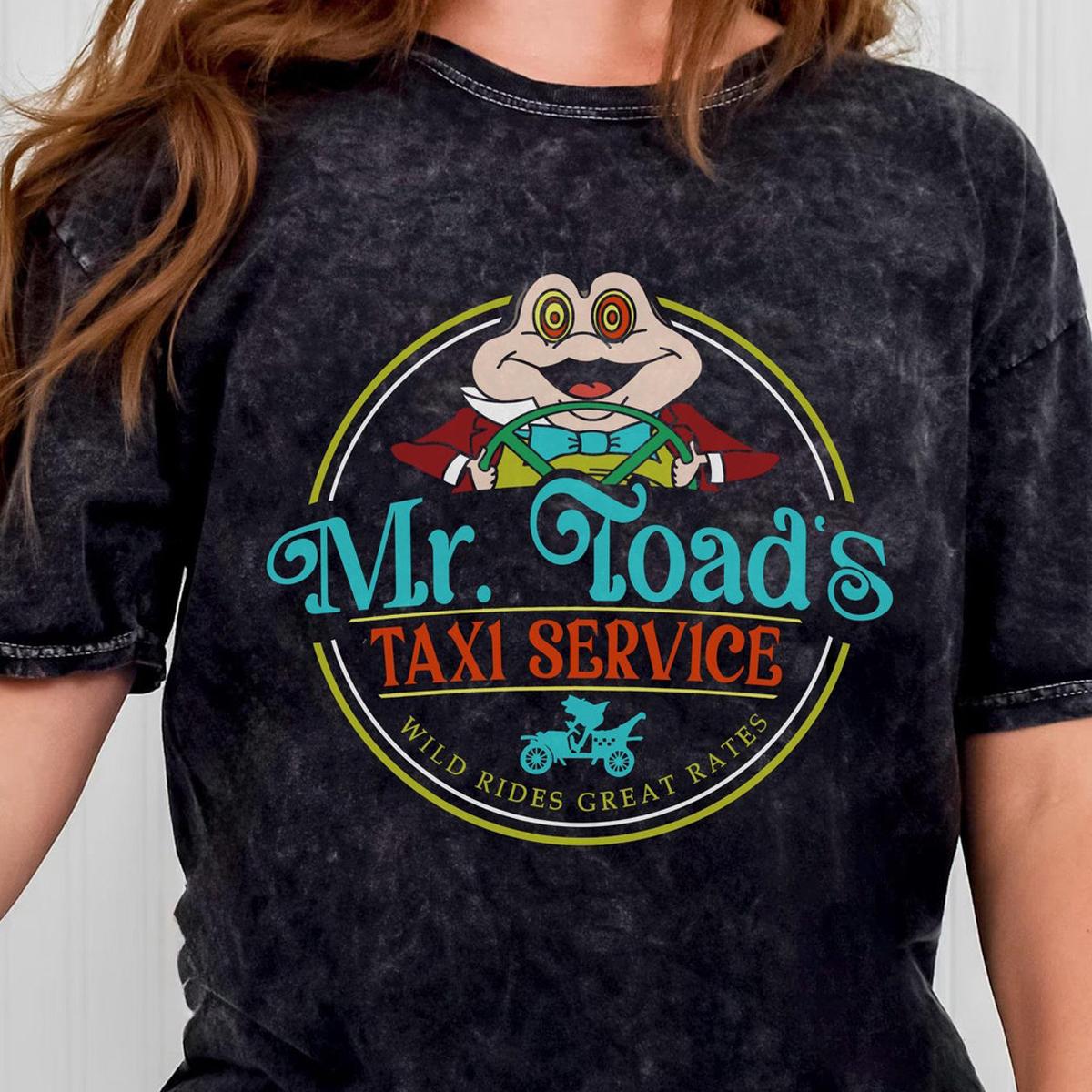 Mr Toad's Taxi Service Wild Rides Great Rates Shirt 1