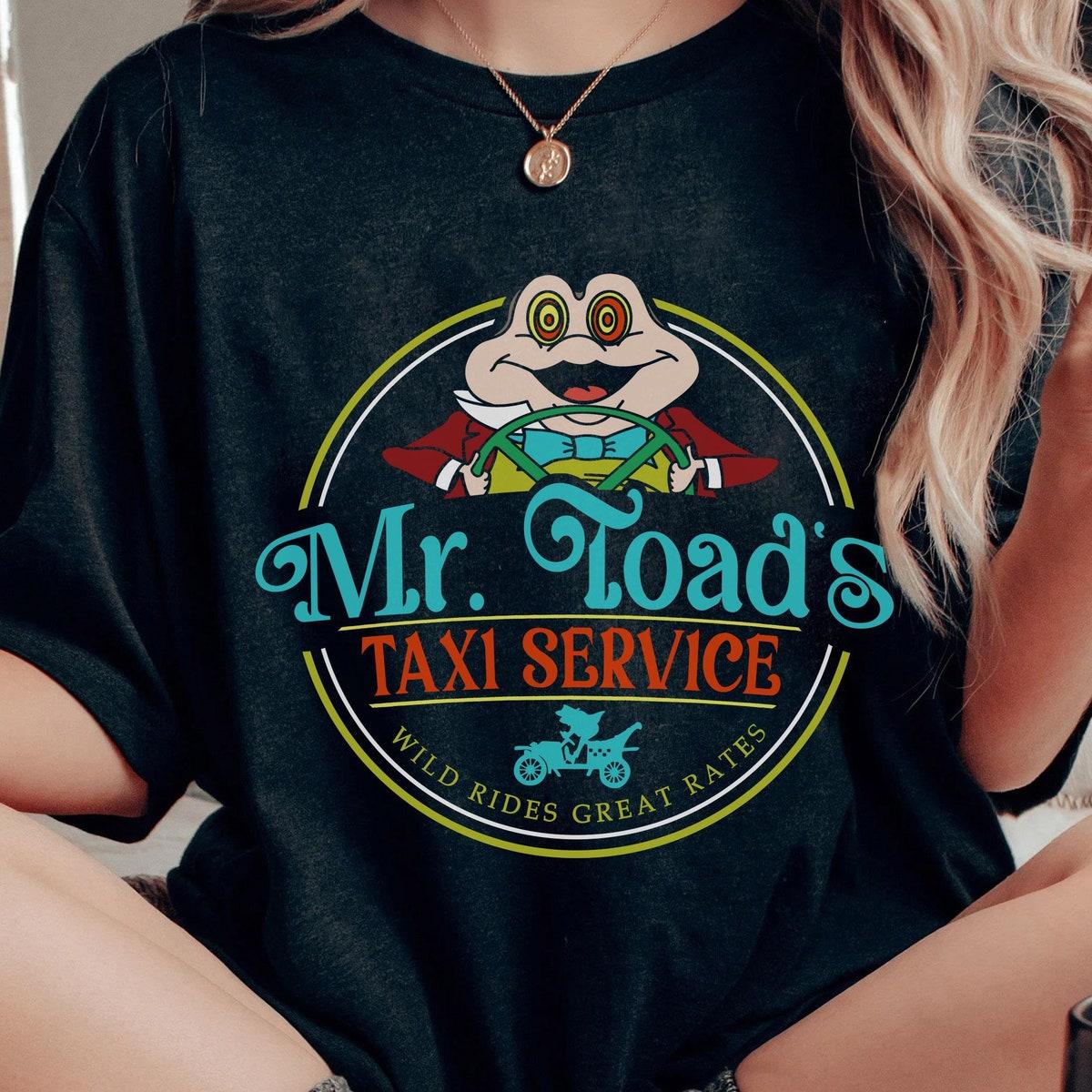 Mr Toad's Taxi Service Wild Rides Great Rates Shirt 3