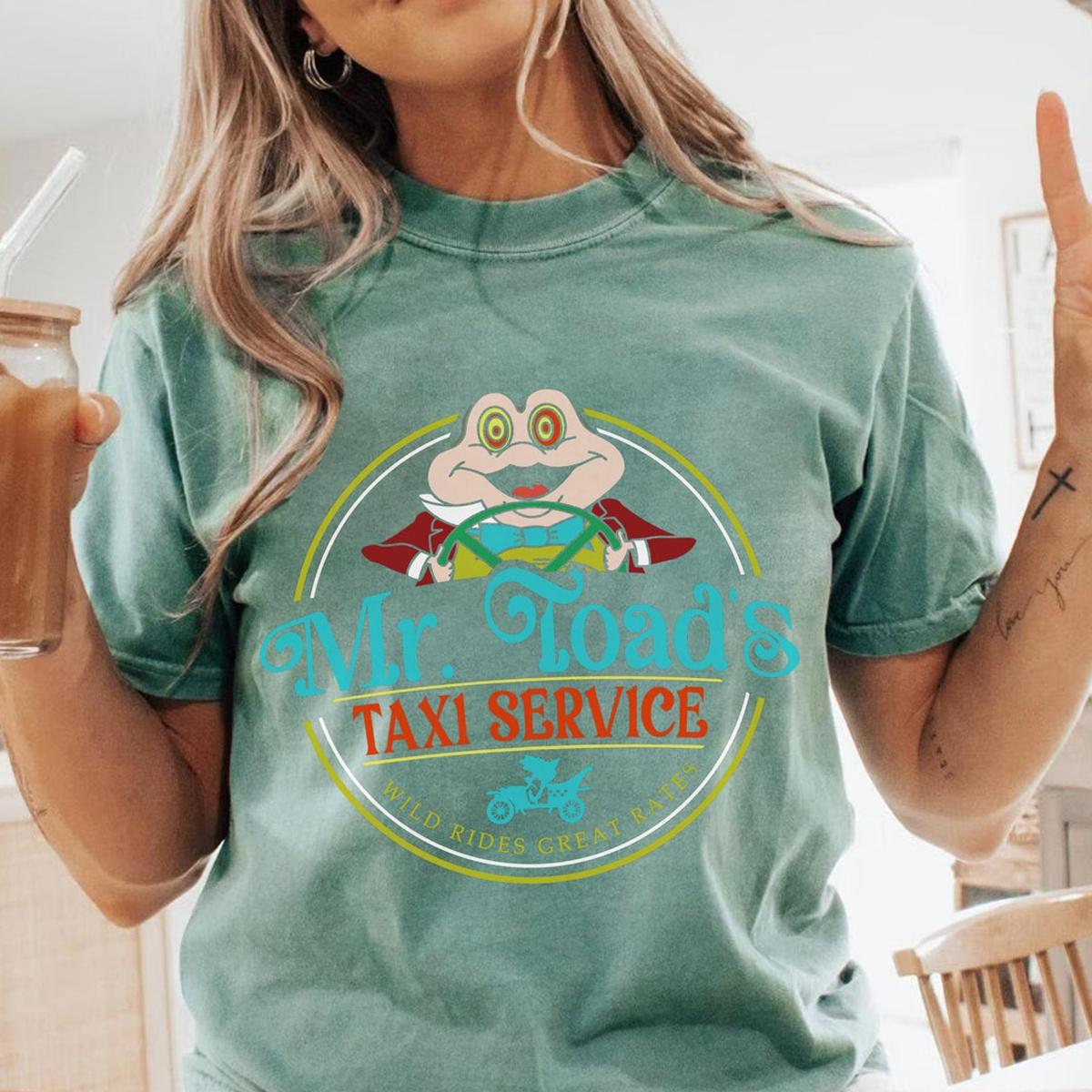 Mr Toad's Taxi Service Wild Rides Great Rates Shirt 4