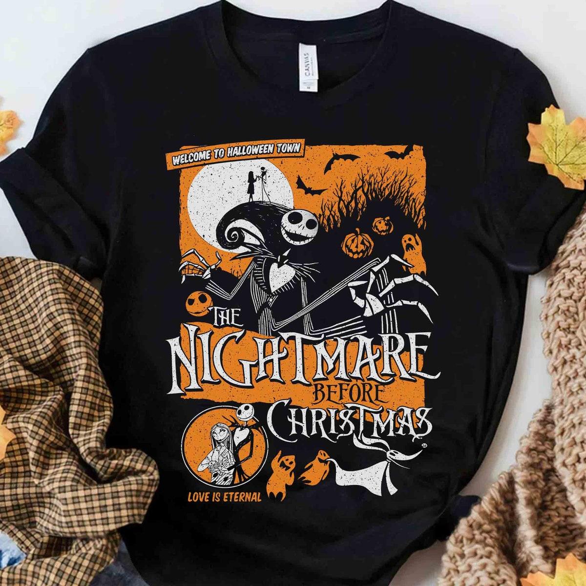 Nightmare Before Christmas Characters Poster Shirt 2