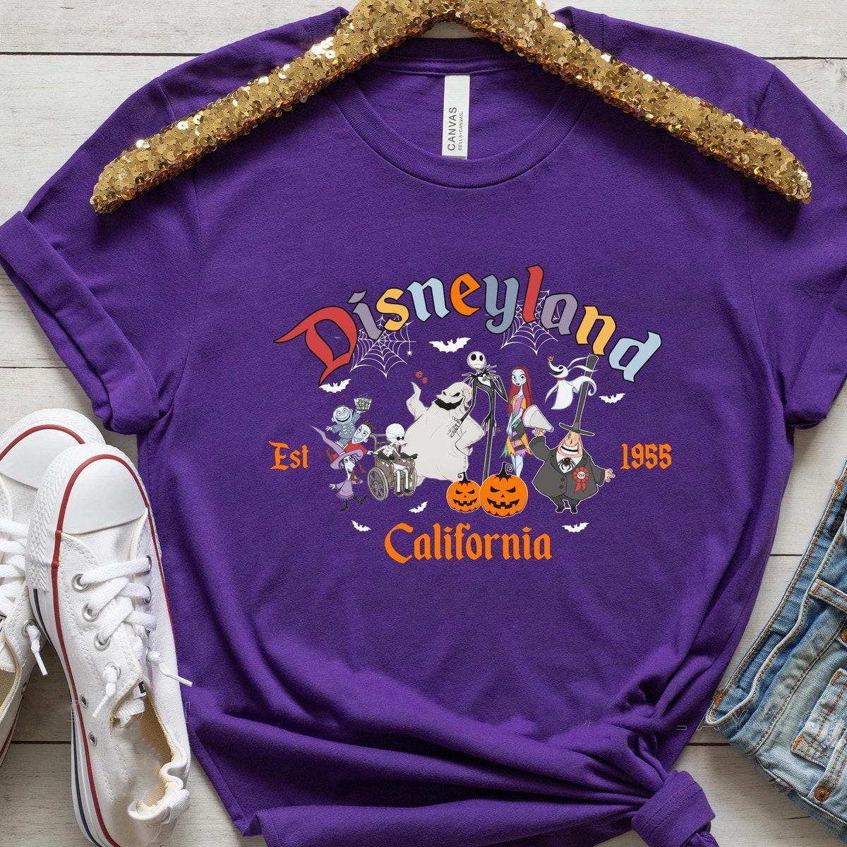 Nightmare Before Christmas Disneyland 1955 California Halloween Shirt 1