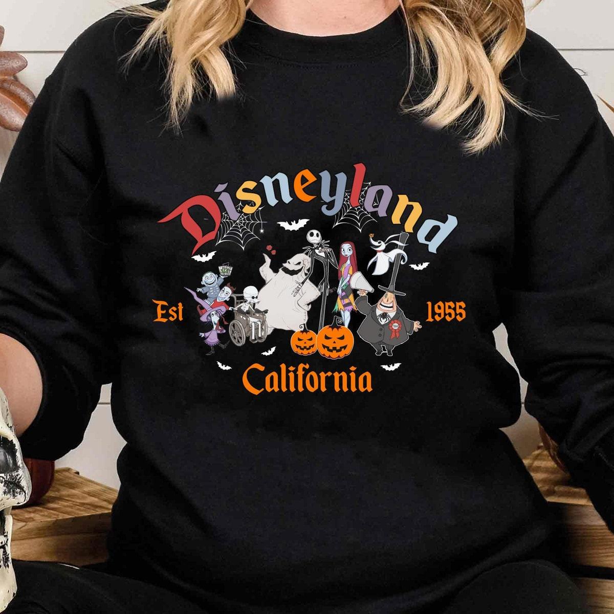 Nightmare Before Christmas Disneyland 1955 California Halloween Shirt 2