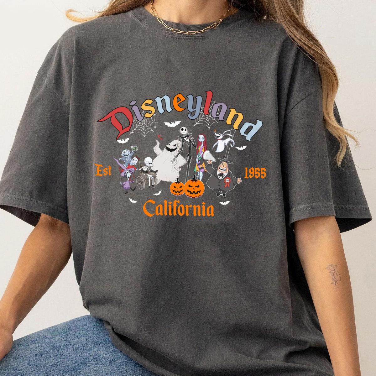 Nightmare Before Christmas Disneyland 1955 California Halloween Shirt 4