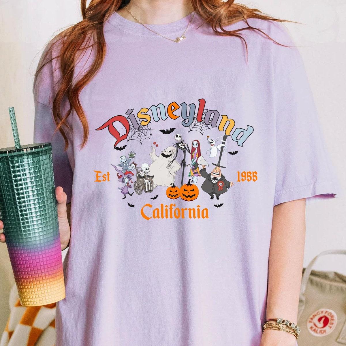 Nightmare Before Christmas Disneyland 1955 California Halloween Shirt 5