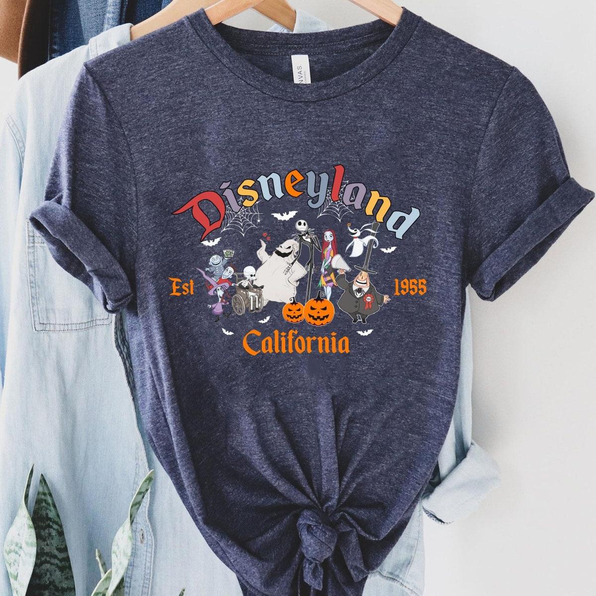 Nightmare Before Christmas Disneyland 1955 California Halloween Shirt 6