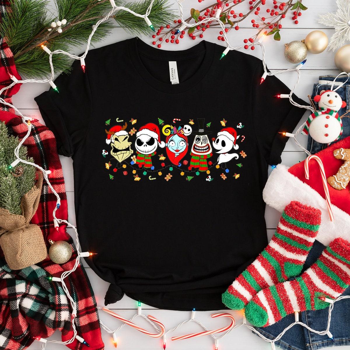 Nightmare Before Christmas Jack And Sally Christmas Shirt 3