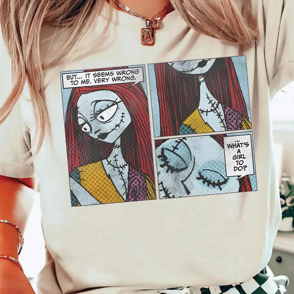 Nightmare Before Christmas Sally Comic Shirt 3