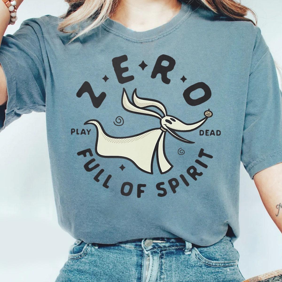 Nightmare Before Christmas Zero Dog Full Of Spirit Shirt 3