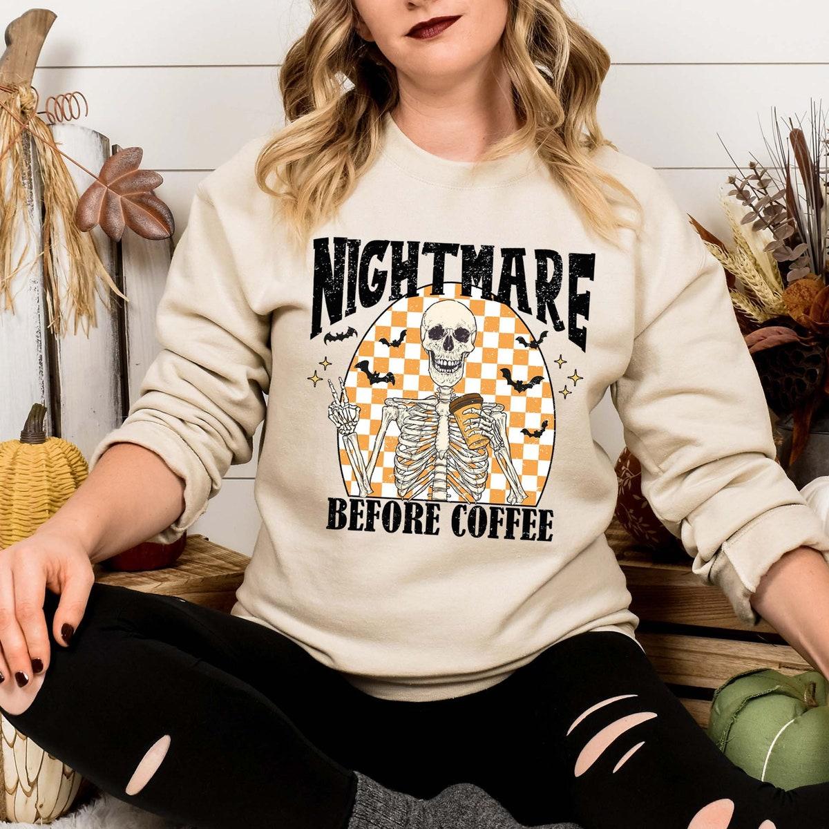 Nightmare Before Coffee Halloween Shirt 2