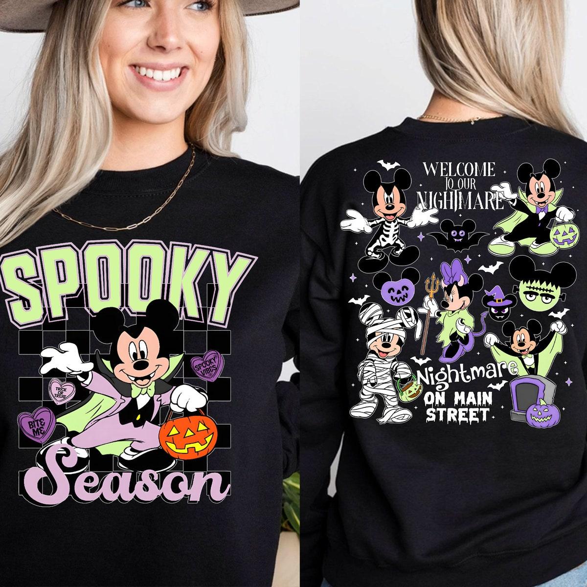 Nightmare On Main Street Mickey's Not So Scary Halloween Party Shirt 1