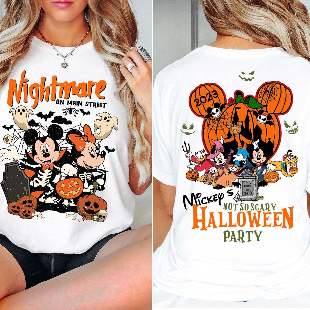 Nightmare On Main Street Mickey's Not So Scary Halloween Shirt 1