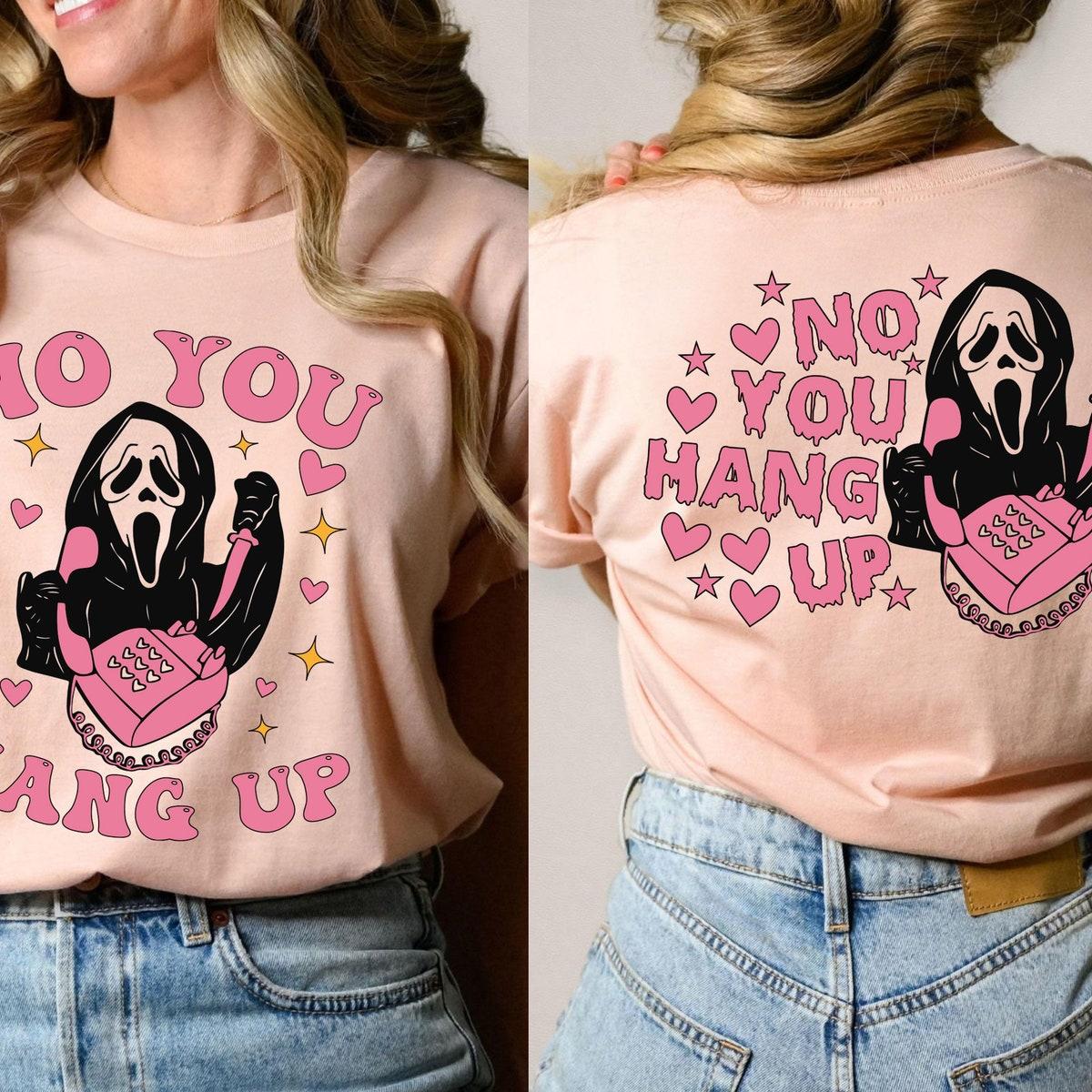 No You Hang Up Death Halloween Shirt 1