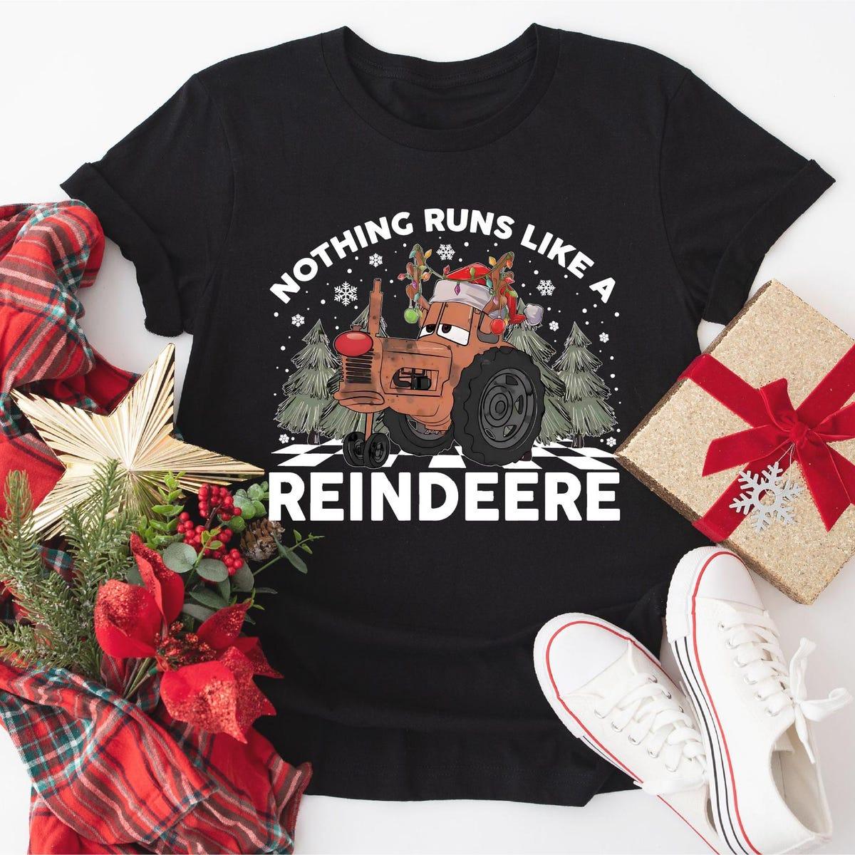 Nothing Runs Like A Reindeere Tow Mater Christmas Shirt 1