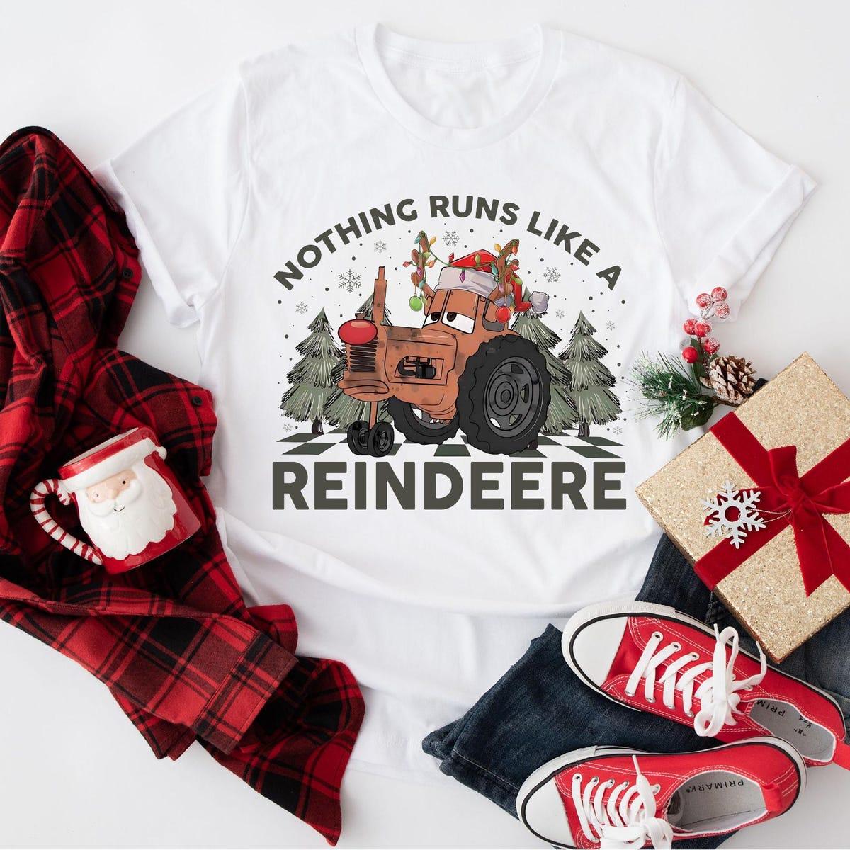 Nothing Runs Like A Reindeere Tow Mater Christmas Shirt 2