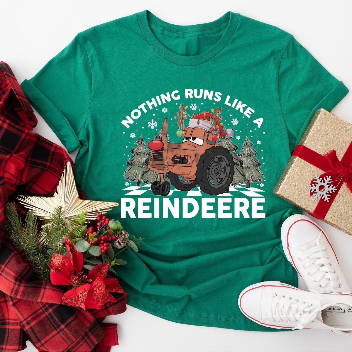 Nothing Runs Like A Reindeere Tow Mater Christmas Shirt 5