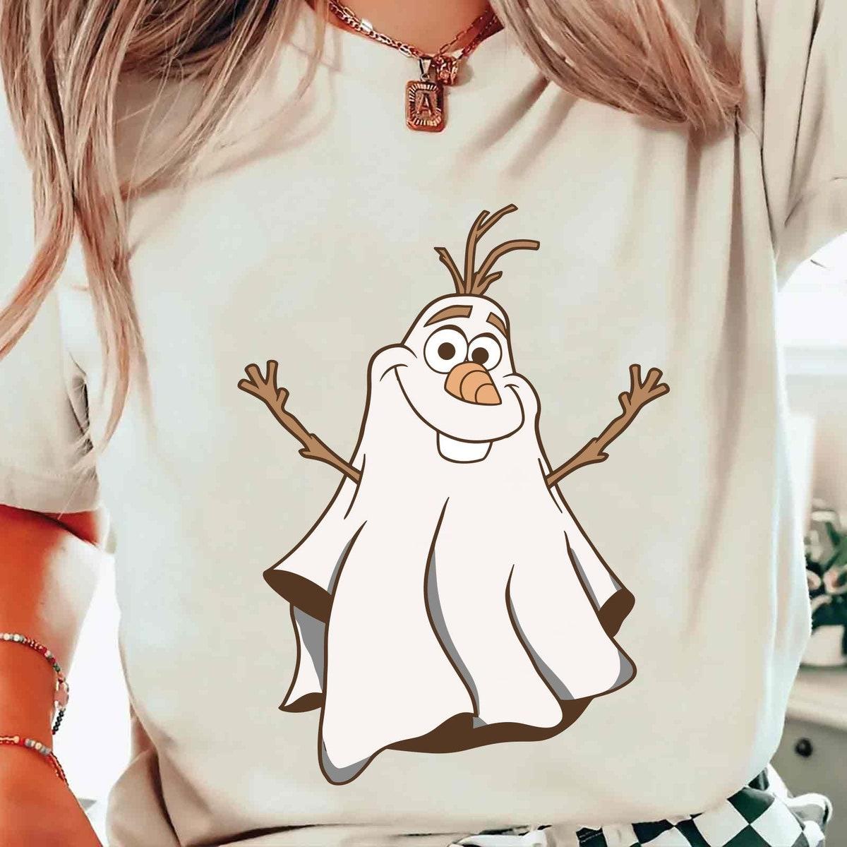 Olaf Halloween Boo Ghost Disney Frozen Halloween Shirt 2