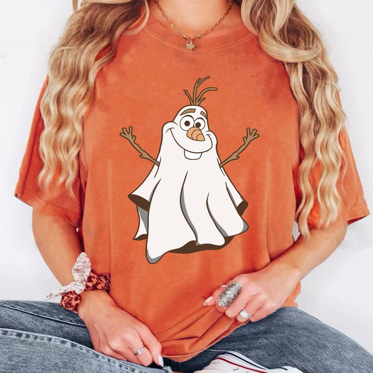 Olaf Halloween Boo Ghost Disney Frozen Halloween Shirt 3