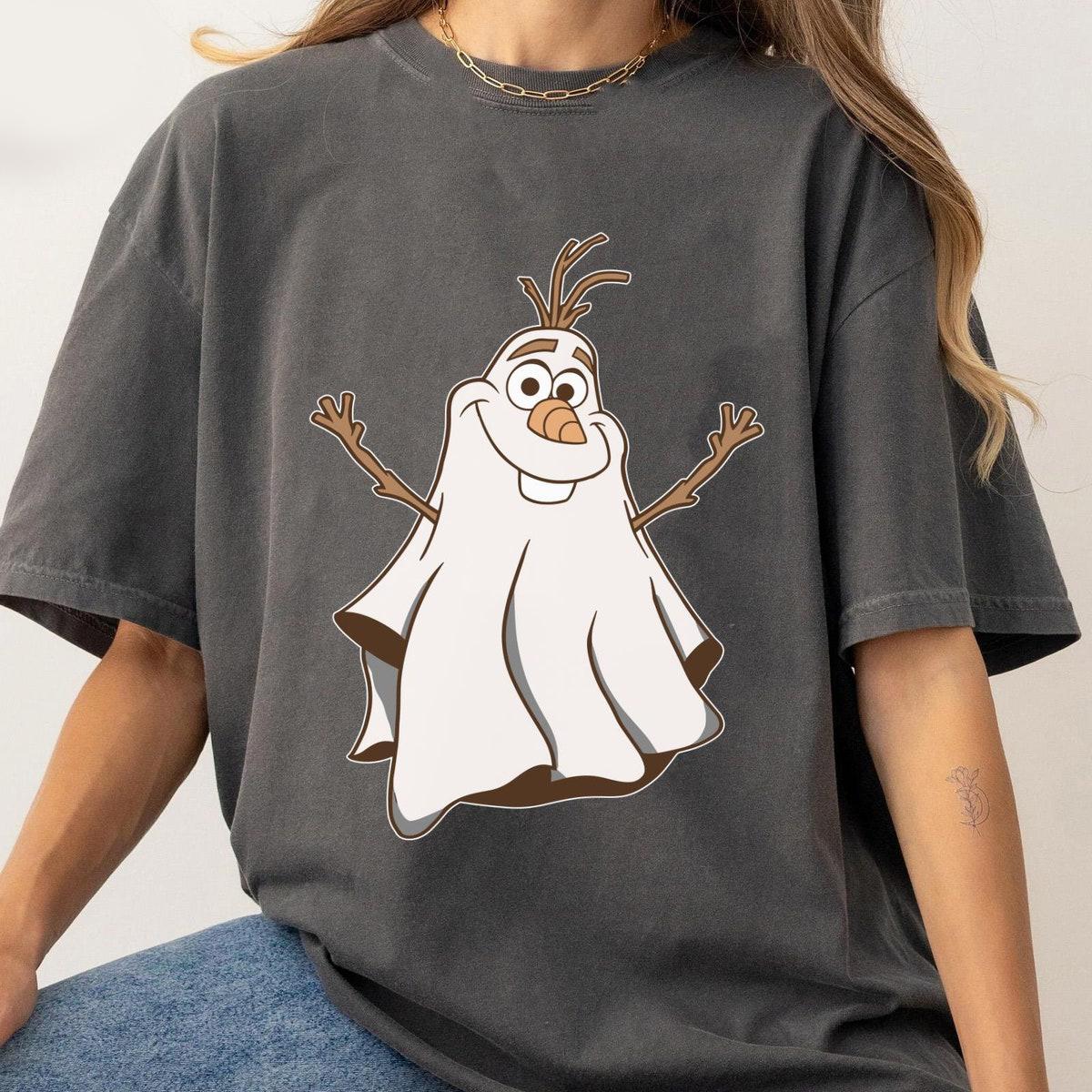 Olaf Halloween Boo Ghost Disney Frozen Halloween Shirt 4