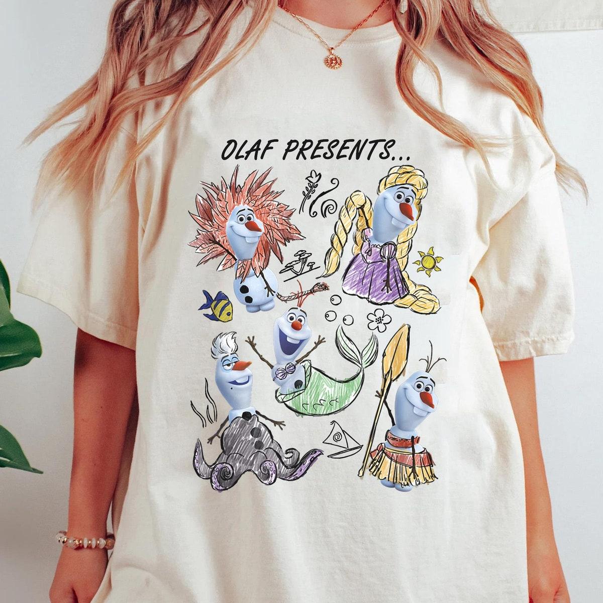 Olaf Presents Characters Costume Shirt 1