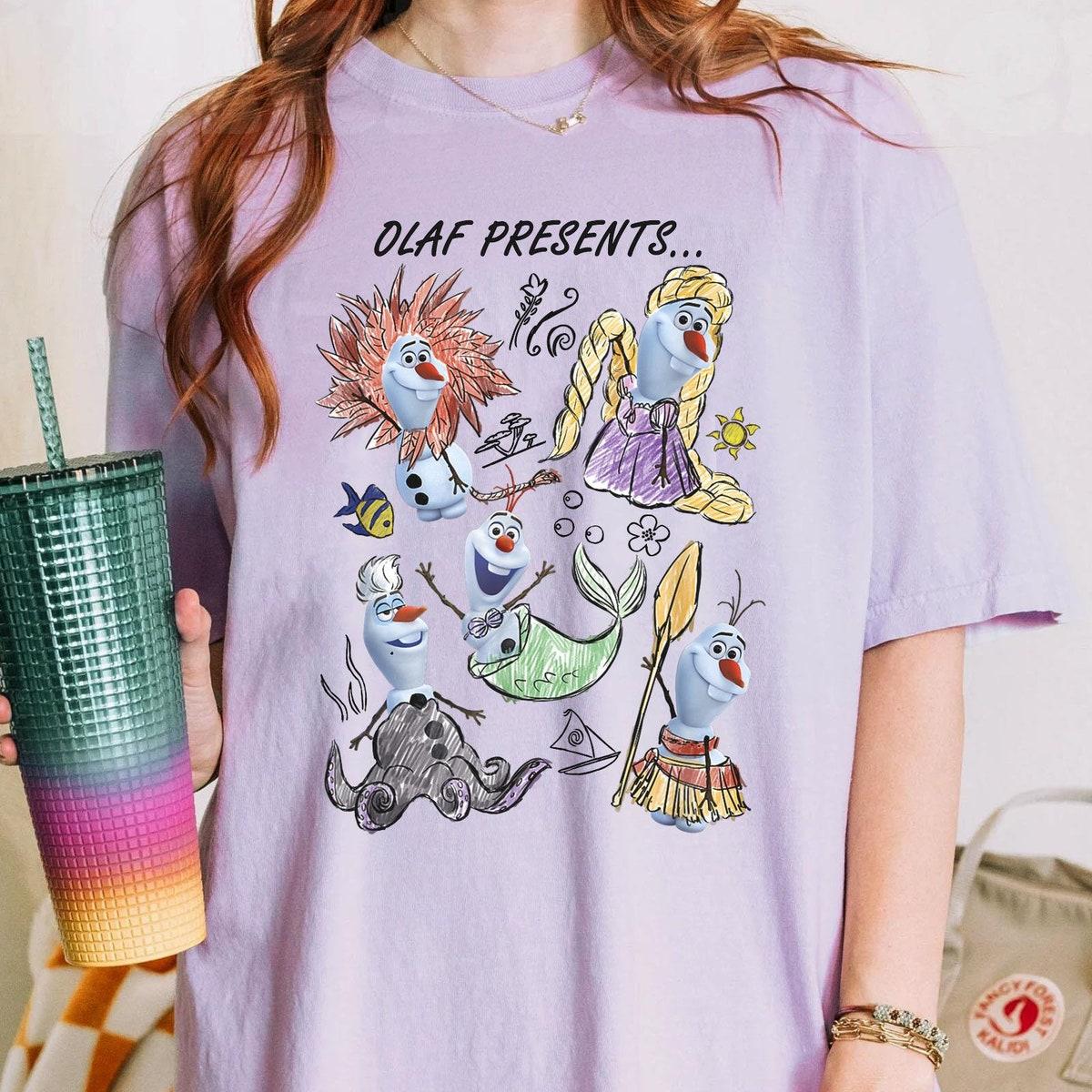 Olaf Presents Characters Costume Shirt 2