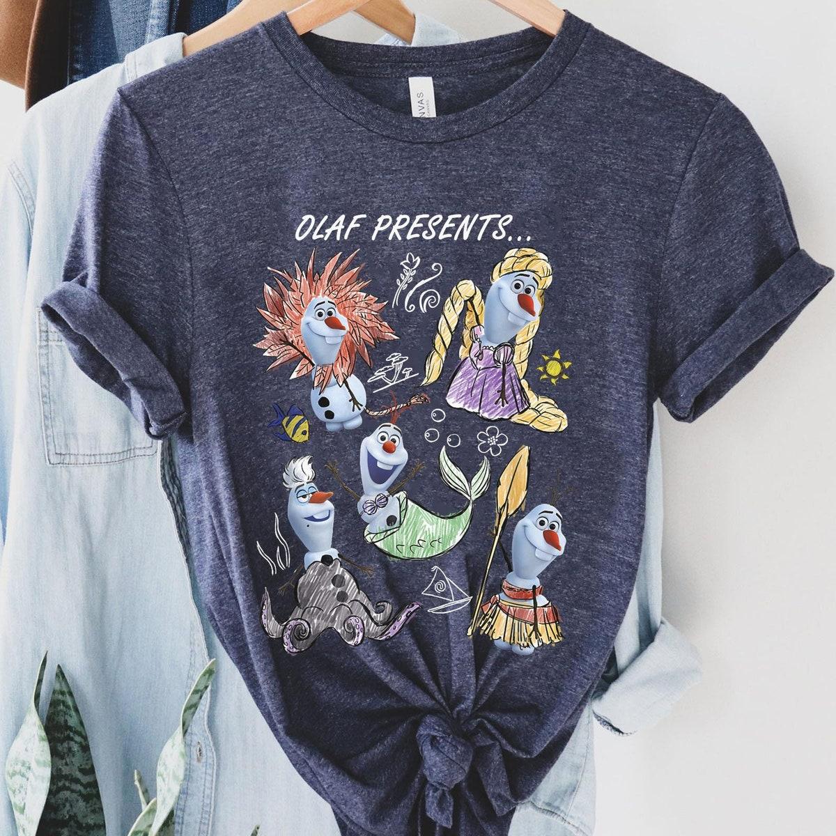 Olaf Presents Characters Costume Shirt 5