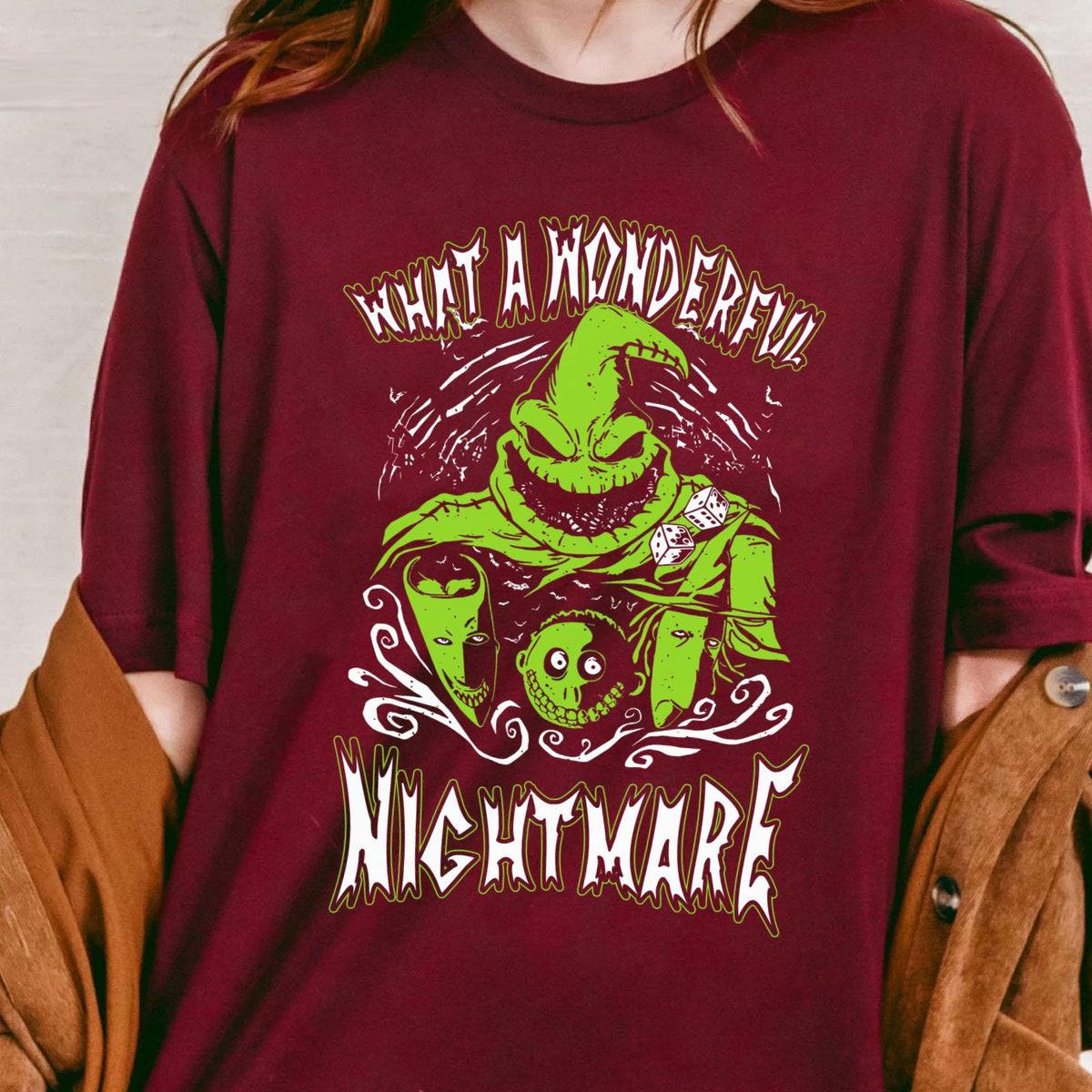 Oogie Boogie Lock Shock Barrel What A Wonderful Nightmare Shirt 2