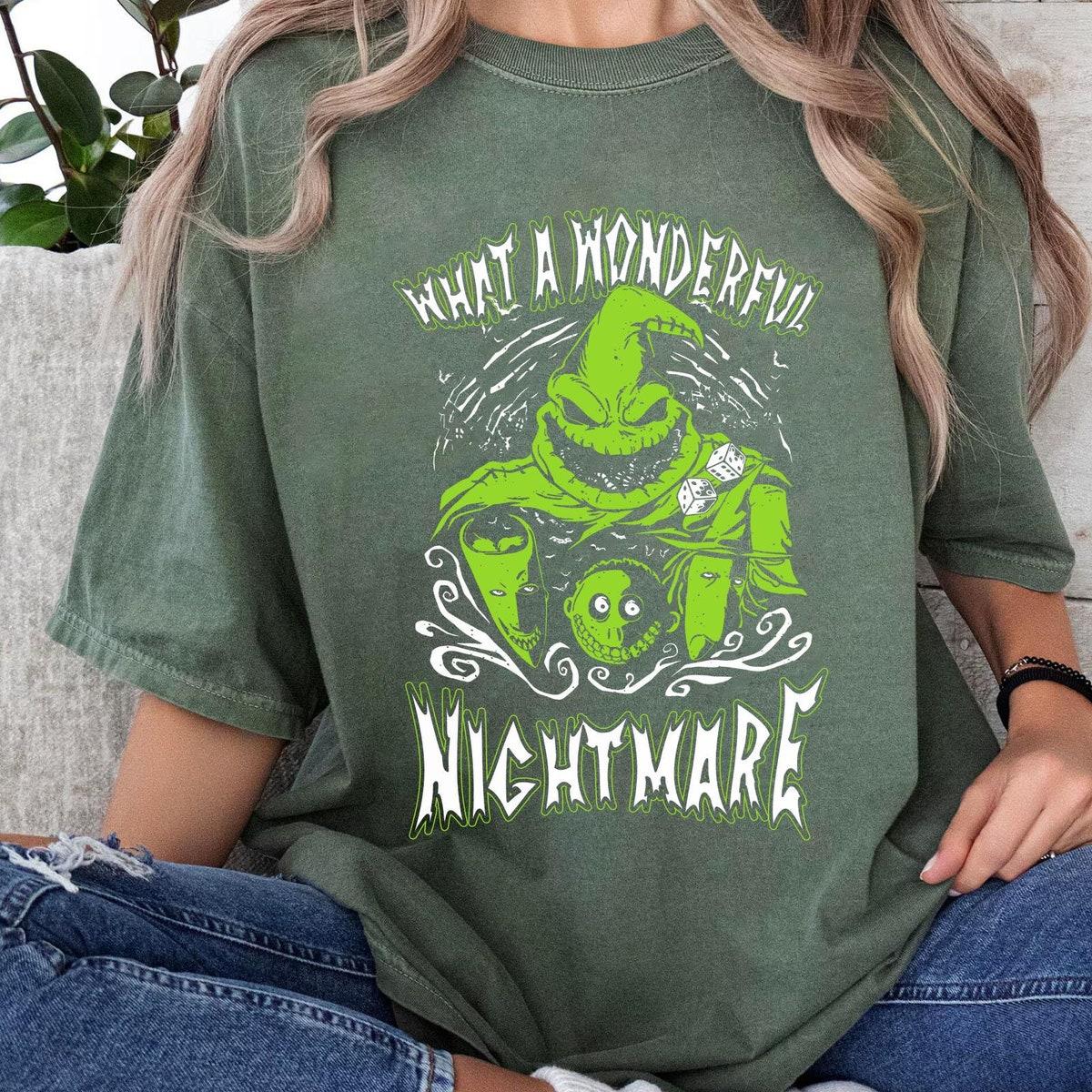 Oogie Boogie Lock Shock Barrel What A Wonderful Nightmare Shirt 3