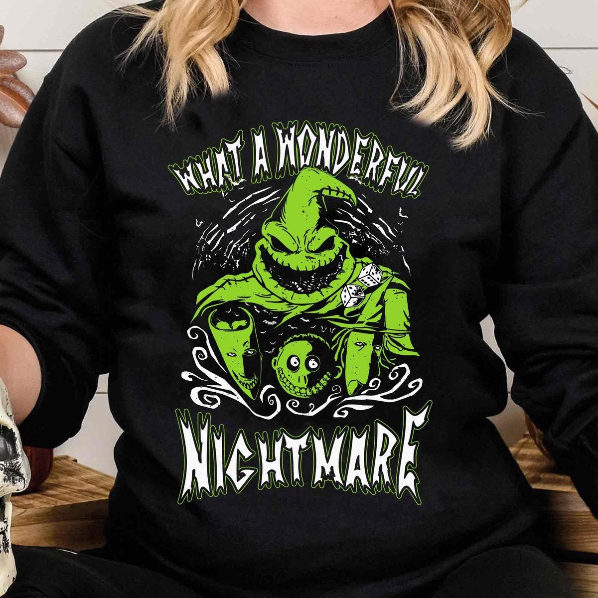 Oogie Boogie Lock Shock Barrel What A Wonderful Nightmare Shirt 6