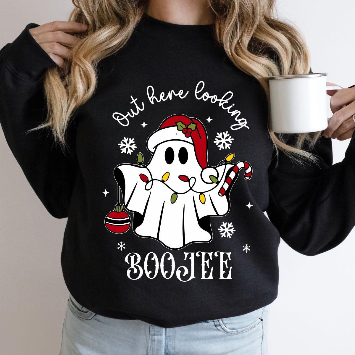 Out Here Looking Boojee Christmas Boo Shirt 1