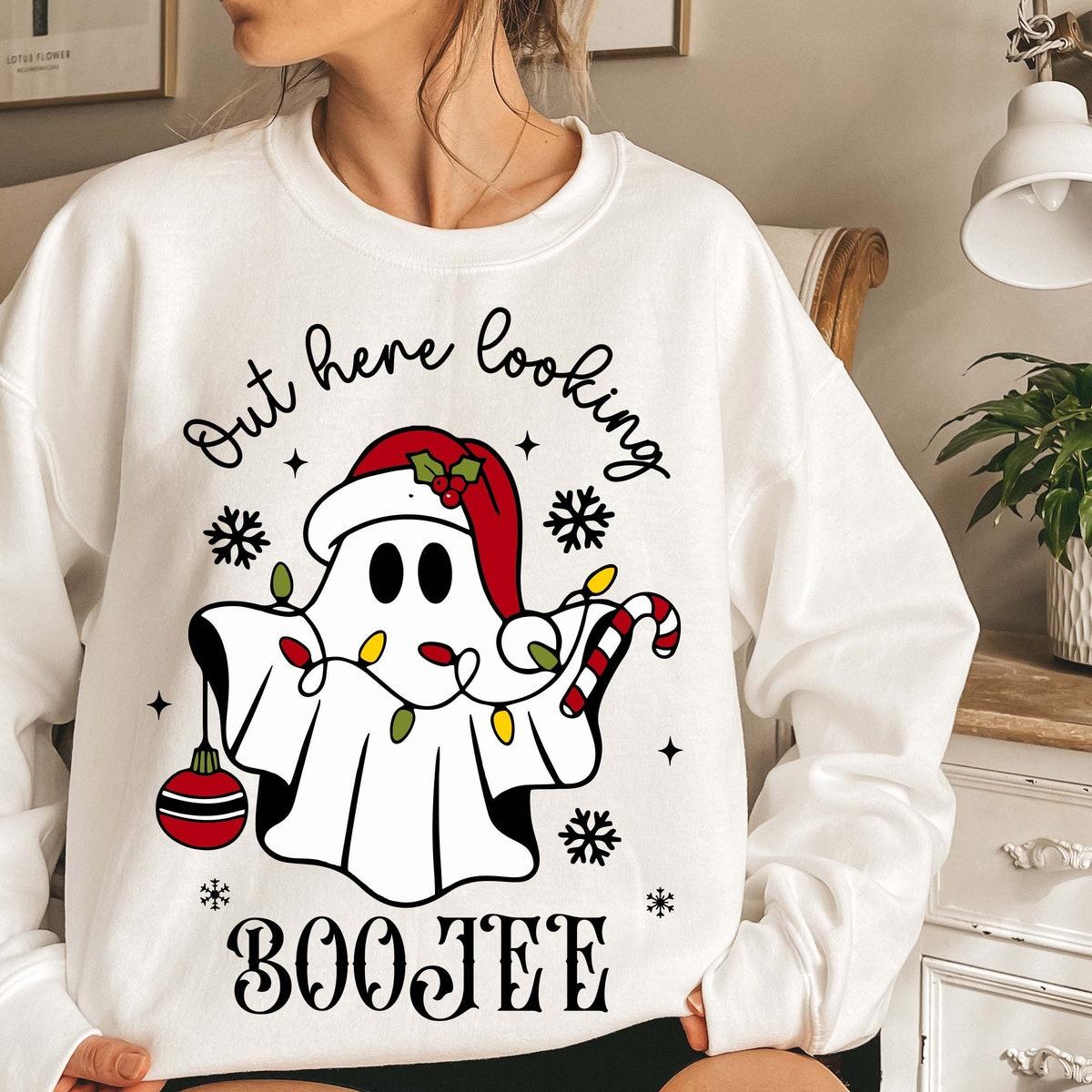 Out Here Looking Boojee Christmas Shirt 2