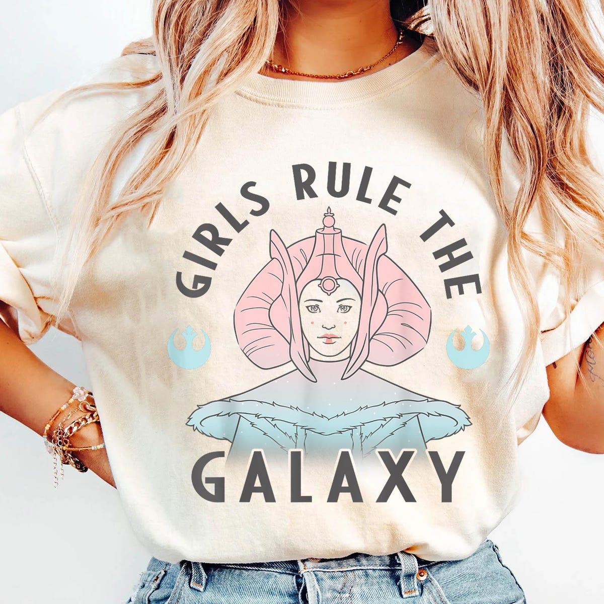 Padme Amidala Girls Rule The Galaxy Star Wars Shirt 1